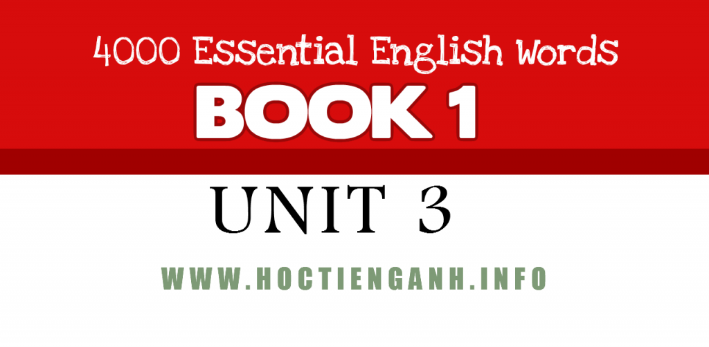 4000Essential english words unit3