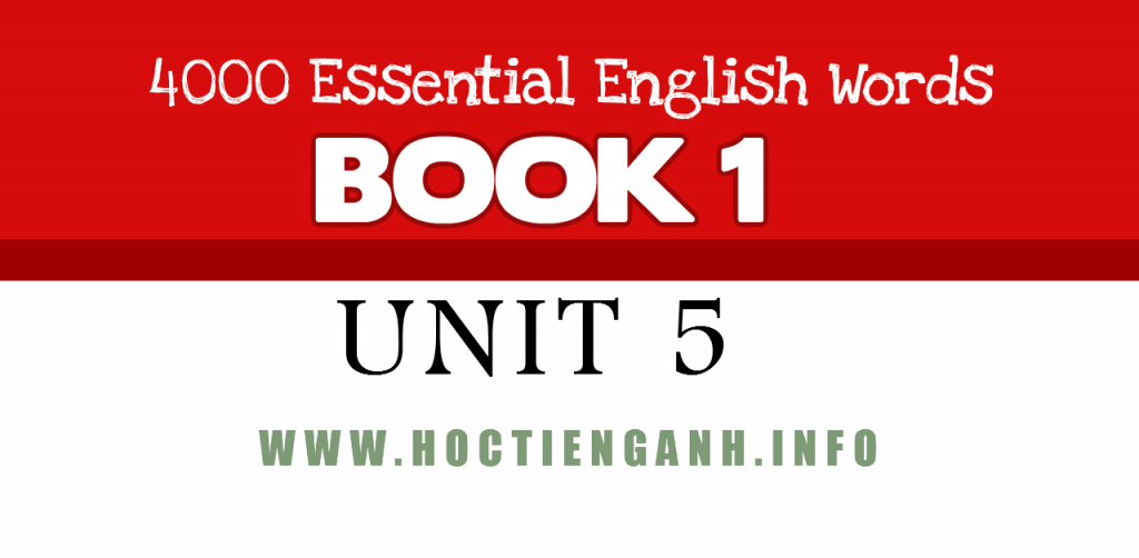 4000Essential english words unit5