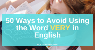 50 Ways to Avoid Using the Word VERY in english
