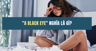 A black eye nghĩa là gì