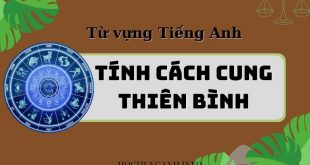 Từ vựng tiếng Anh tính cách cung Thiên Bình