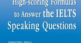 31 High-Scoring formulas to answer the IETLS speaking questions