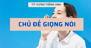 Tieng Anh chu de giong noi