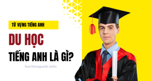 Du học Tiếng Anh là gì