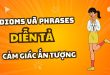Idioms va phrases dien ta cam giac an tuong